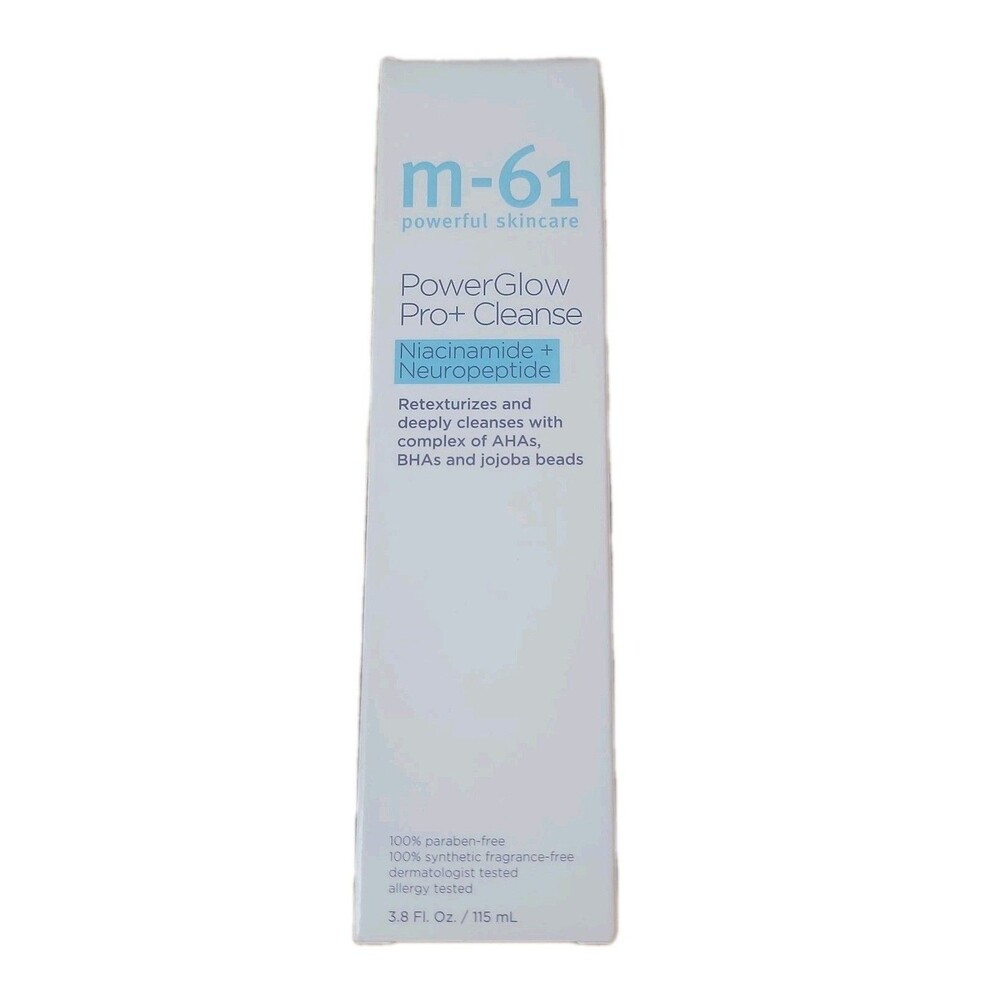m-61 PowerGlow Pro+ Cleanser Niacinamide Neuropeptide 3.8 fl oz